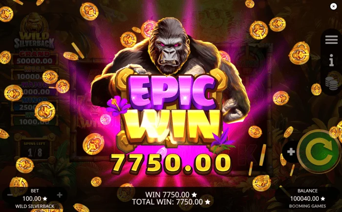 Wild Silverback - ชนะมหาศาลด้วย Grand Jackpot