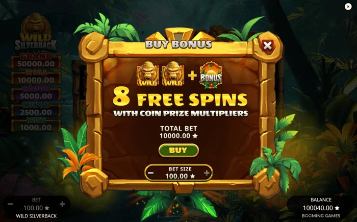 Wild Silverback - เริ่ม Free Spins